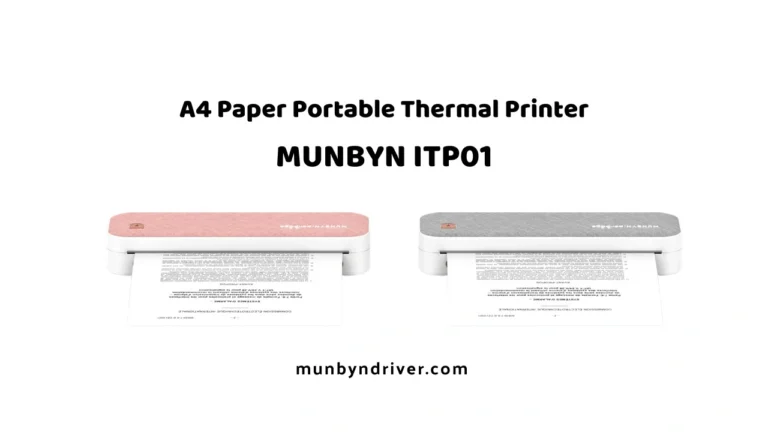 MUNBYN A4 Paper Portable Thermal Printer ITP01